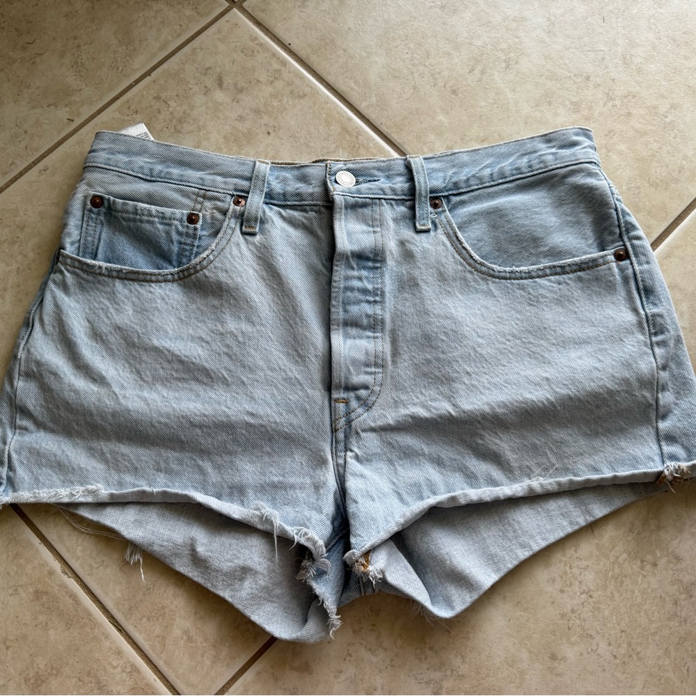 Levi’s 501 Light Wash Jean Shorts